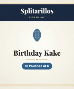 Splitarillos Birthday Kake Cigarillos – 15 Pouches of 6