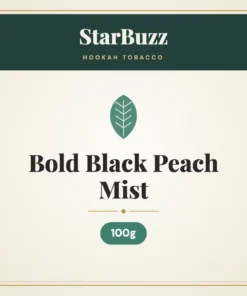 StarBuzz Bold Black Peach Mist Hookah Tobacco 100g