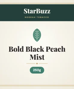 StarBuzz Bold Black Peach Mist Hookah Tobacco 250g