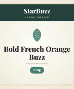 StarBuzz Bold French Orange Buzz Hookah Tobacco – 100g