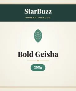 StarBuzz Bold Geisha Hookah Tobacco 250g