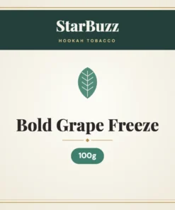 StarBuzz Bold Grape Freeze Hookah Tobacco 100g