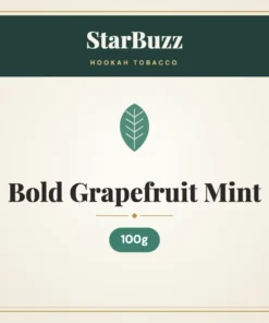 StarBuzz Bold Grapefruit Mint Hookah Tobacco 100g