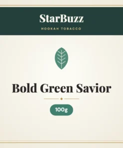 StarBuzz Bold Green Savior Hookah Tobacco 100g