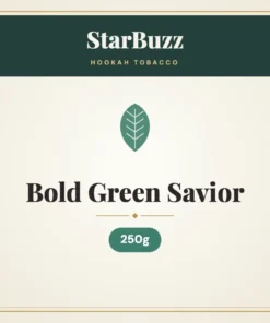 StarBuzz Bold Green Savior Hookah Tobacco 250g