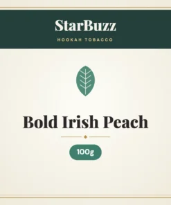 StarBuzz Bold Irish Peach Hookah Tobacco 100g