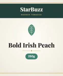 StarBuzz Bold Irish Peach Hookah Tobacco 250g