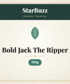 StarBuzz Bold Jack The Ripper Hookah Tobacco 100g