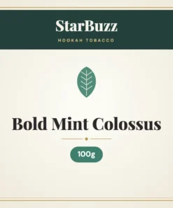 StarBuzz Bold Mint Colossus Hookah Tobacco 100g