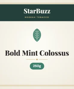 StarBuzz Bold Mint Colossus Hookah Tobacco 250g