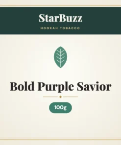 StarBuzz Bold Purple Savior Hookah Tobacco 100g