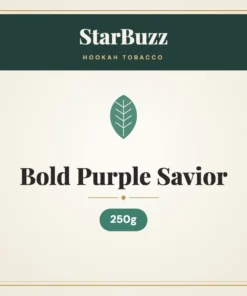 StarBuzz Bold Purple Savior Hookah Tobacco 250g