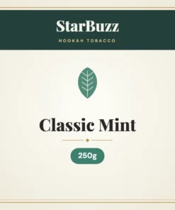 StarBuzz Classic Mint Hookah Tobacco – 250g