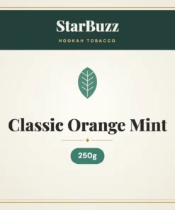 StarBuzz Classic Orange Mint Hookah Tobacco – 250g