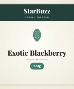 StarBuzz Exotic Blackberry Hookah Tobacco 100g