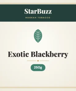 StarBuzz Exotic Blackberry Hookah Tobacco 250g