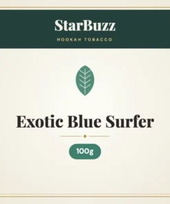 StarBuzz Exotic Blue Surfer Hookah Tobacco 100g