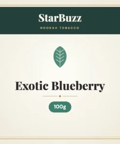 StarBuzz Exotic Blueberry Hookah Tobacco 100g