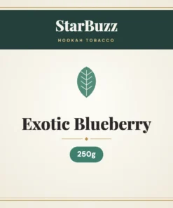 StarBuzz Exotic Blueberry Hookah Tobacco 250g