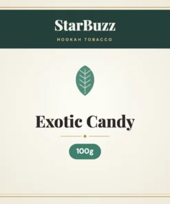 StarBuzz Exotic Candy Hookah Tobacco – 100g