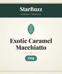 StarBuzz Exotic Caramel Macchiatto Hookah Tobacco – 250g