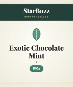 StarBuzz Exotic Chocolate Mint Hookah Tobacco – 100g
