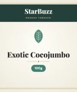 StarBuzz Exotic Cocojumbo Hookah Tobacco – 100g