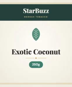 StarBuzz Exotic Coconut Hookah Tobacco 250g