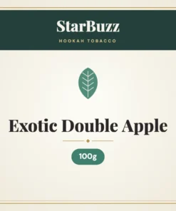 StarBuzz Exotic Double Apple Hookah Tobacco 100g