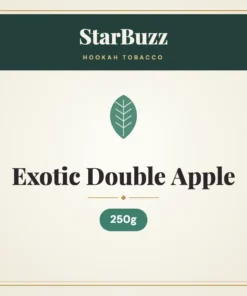 StarBuzz Exotic Double Apple Hookah Tobacco 250g