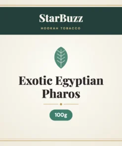StarBuzz Exotic Egyptian Pharos Hookah Tobacco 100g