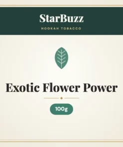 StarBuzz Exotic Flower Power Hookah Tobacco – 100g