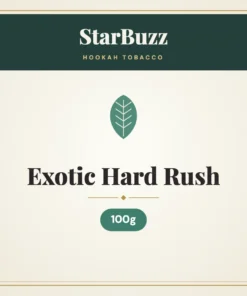 StarBuzz Exotic Hard Rush Hookah Tobacco – 100g