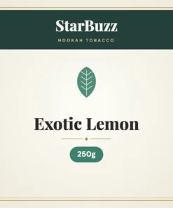 StarBuzz Exotic Lemon Hookah Tobacco 250g