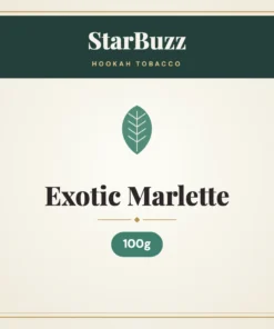 StarBuzz Exotic Marlette Hookah Tobacco 100g