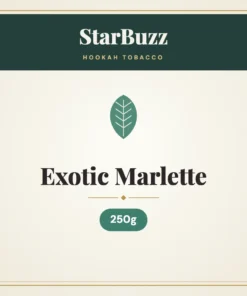 StarBuzz Exotic Marlette Hookah Tobacco 250g