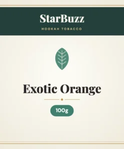 StarBuzz Exotic Orange Hookah Tobacco 100g