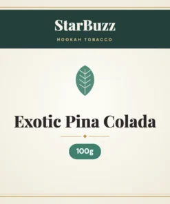 StarBuzz Exotic Pina Colada Hookah Tobacco 100g