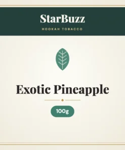StarBuzz Exotic Pineapple Hookah Tobacco 100g