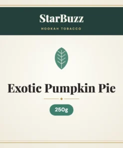 StarBuzz Exotic Pumpkin Pie Hookah Tobacco – 250g