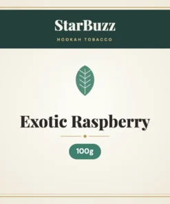StarBuzz Exotic Raspberry Hookah Tobacco 100g
