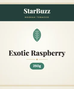 StarBuzz Exotic Raspberry Hookah Tobacco 250g