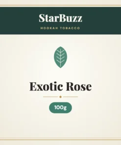 StarBuzz Exotic Rose Hookah Tobacco 100g