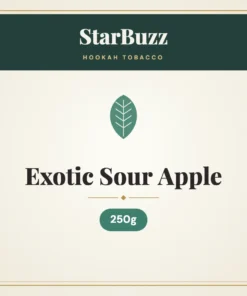 StarBuzz Exotic Sour Apple Hookah Tobacco 250g