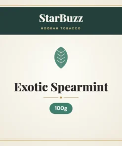StarBuzz Exotic Spearmint Hookah Tobacco 100g