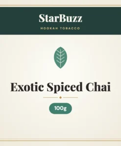 StarBuzz Exotic Spiced Chai Hookah Tobacco – 100g