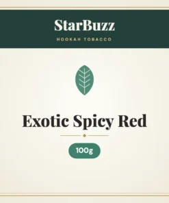StarBuzz Exotic Spicy Red Hookah Tobacco 100g