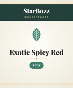 StarBuzz Exotic Spicy Red Hookah Tobacco 250g