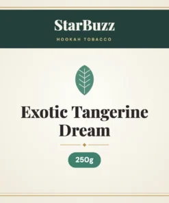 StarBuzz Exotic Tangerine Dream Hookah Tobacco 250g