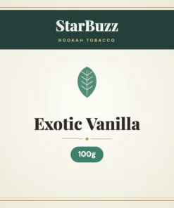 StarBuzz Exotic Vanilla Hookah Tobacco 100g